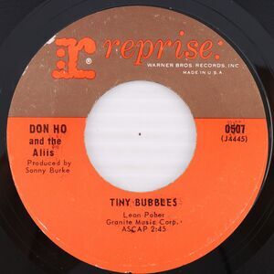 Don Ho And The Aliis – Tiny Bubbles / Bron Free - 1966 45 rpm 7" Record 0507